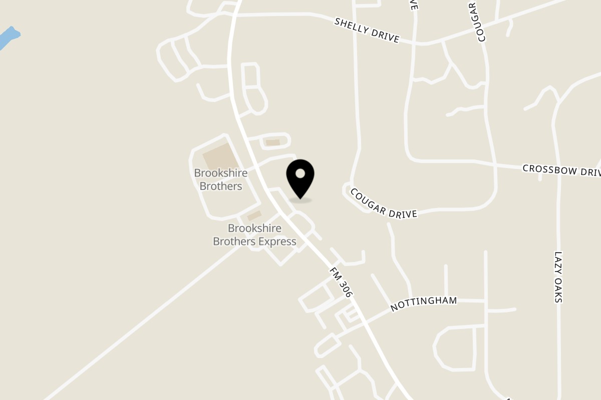 Map showing the location of High Noon Slice Society on 18200 FM306 in Canyon Lake